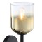 Designers Fountain Gatsby 5.25 in. 2-Light Matte Black Wall Sconce Light with Gold Ombre Shades for Bathrooms D306M-2WS-MB - alternate 7